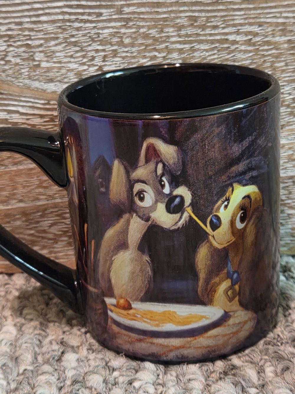 Disney Black Lady and the Tramp Ceramic Dog-Themed Mug